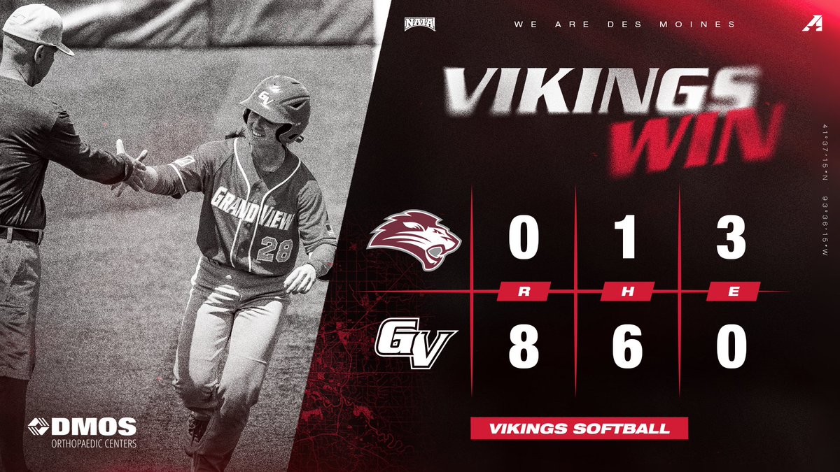 🥎 | FINAL | NAIA TOURNAMENT FIRST ROUND WIN‼️

GVU 8 - FHU 0

#WEAREDSM | #TheRightWayToPlay