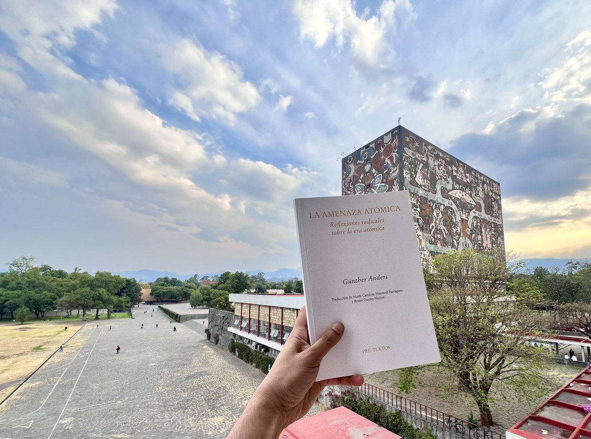 Niño bueno que reproduce (@yierva) on Twitter photo Ya anda por <a href="/filos_unam/">Filosofía y Letras UNAM</a> el nuevo libro de <a href="/GuntherAnders1/">Günther Anders</a>. ¡A leerlo en el #SeminarioTF! Ya anda por <a href="/filos_unam/">Filosofía y Letras UNAM</a> el nuevo libro de <a href="/GuntherAnders1/">Günther Anders</a>. ¡A leerlo en el #SeminarioTF!