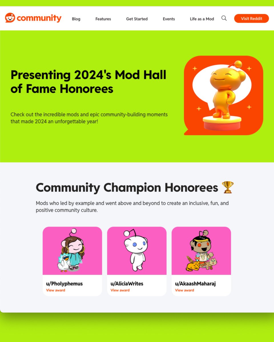 Akaash Maharaj (@akaashmaharaj) on Twitter photo I am touched that my colleagues at <a href="/Reddit/">Reddit, Inc.</a>'s r/Equestrian community nominated me to the Mod Hall of Fame.
But I know others have volunteered greater time and talent to make the online world a more humane place.
I thank my peers for their kindness.
via.maharaj.org/rmhf 🐴 I am touched that my colleagues at <a href="/Reddit/">Reddit, Inc.</a>'s r/Equestrian community nominated me to the Mod Hall of Fame.
But I know others have volunteered greater time and talent to make the online world a more humane place.
I thank my peers for their kindness.
via.maharaj.org/rmhf 🐴