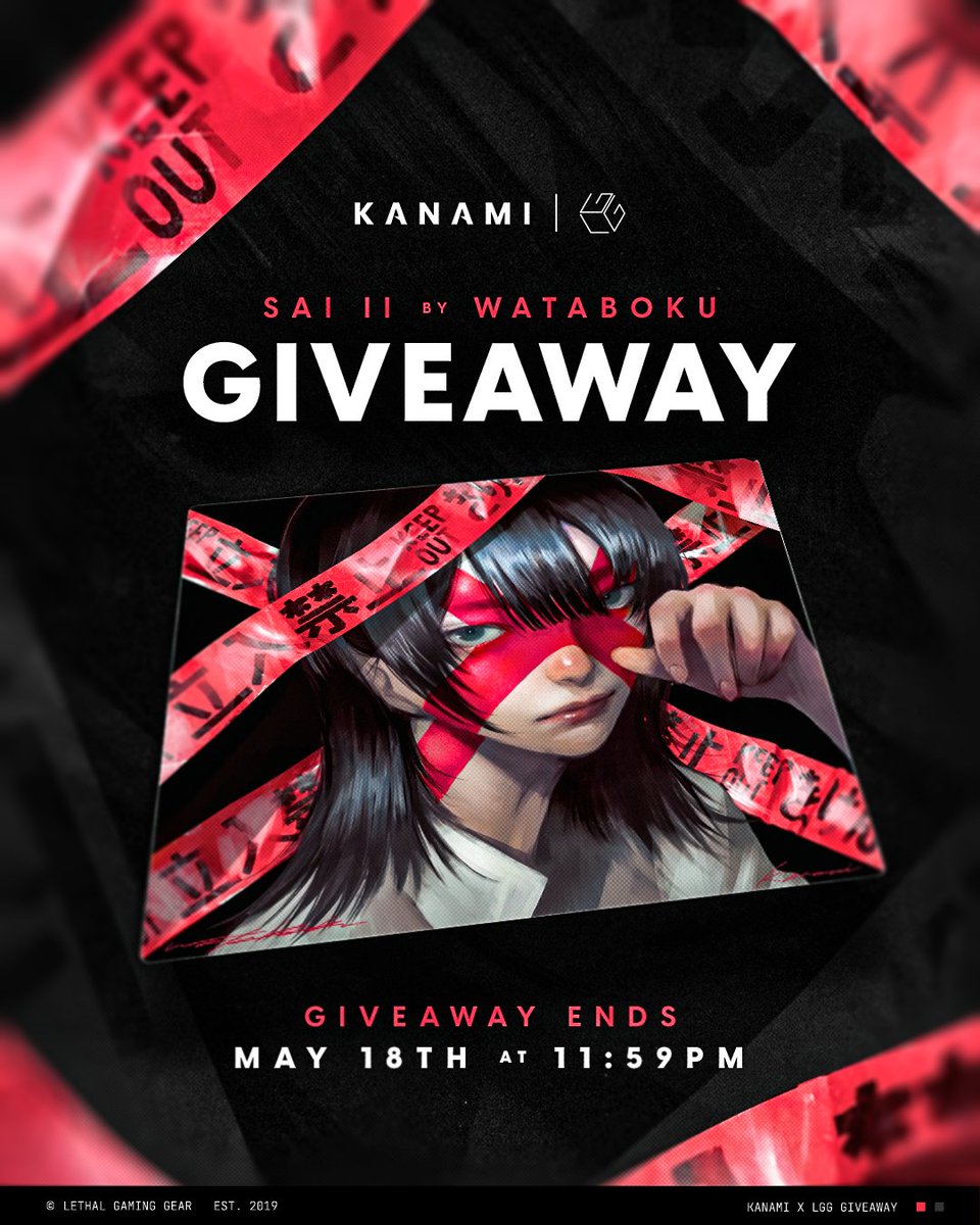 We are doing a giveaway with <a href="/Kanami_gg/">Kanami</a> for their new SAI II glass pad!

- 490x420mm
- 1.5mm thick ultra-clear glass
- Full, custom silicone backing
- Custom box art
- Number unit

How to enter:
- Must follow both us and <a href="/Kanami_gg/">Kanami</a> 
- Tag 2 friends
- Open worldwide