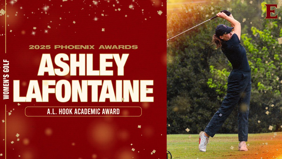 Congrats to Elon Women’s Golf player Ashley Lafontaine on earning this year’s A.L. Hook Academic Award! 🏆🔥
 
#ElonGolf #PhoenixRising