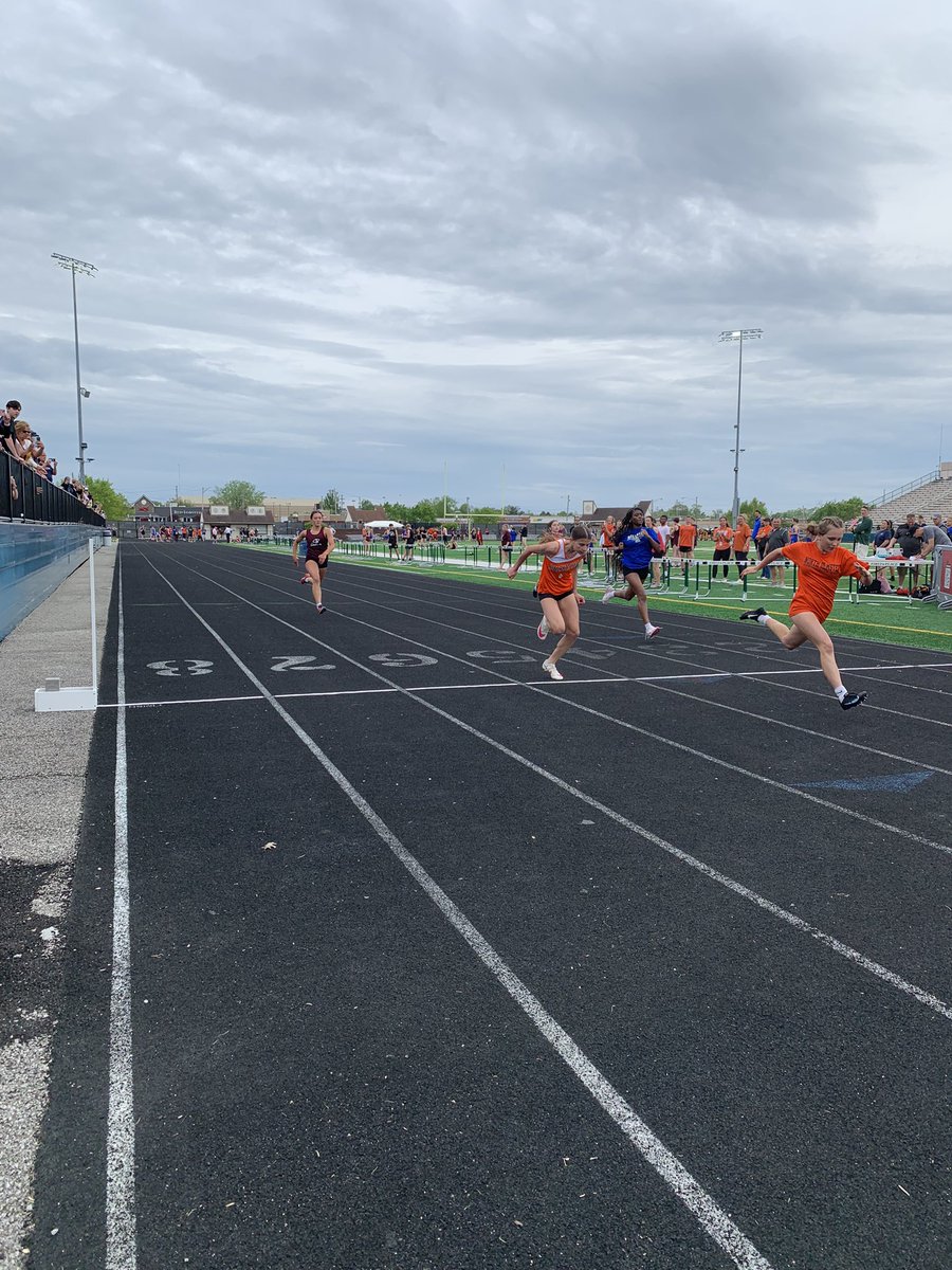 PCSDhillside's tweet image. So proud of our Tiger Track team!  Strong showing on Day 1 of conference championships!