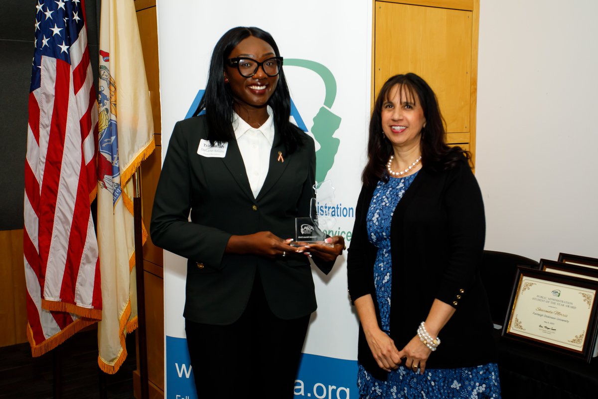 Congratulations <a href="/TrindalahD/">Trindalah Delane</a>, recipient of the <a href="/NewJerseyASPA/">NJ ASPA</a> 2025 Public Service Early Career Award. #PSRW2025