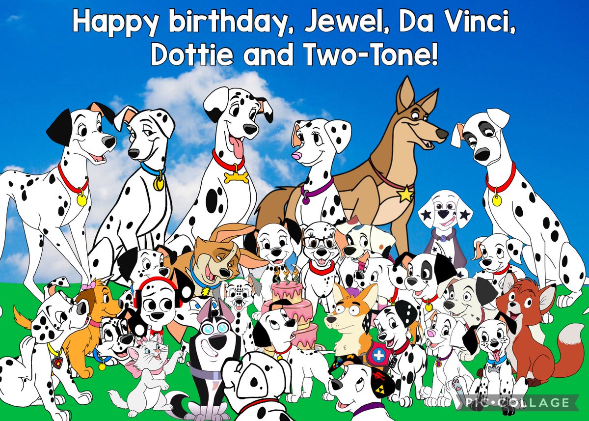๐ถPat Dalmatian ๐ถ (@patdalmatian) on Twitter photo Happy birthday, <a href="/PrissyPuppy_/">๐๐พ๐ฆแง๊ซแญ๊ซ๊ชถ Renee ๐๐ถ๐๐๐ถ๐๐พ๐ถ๐ ๐๐พ๐ฆ</a>, <a href="/DaVinci101DST/">๐จ๐๐พ ๐๐ข ๐๐ช๐ฏ๐ค๐ช ๐จ๐๐พ</a>, <a href="/DottieDalmati/">โ
๐ ๐๐ธ๐๐๐พ๐ ๐ โ
</a> & <a href="/ClumsyPuppy_/">แนฎแบแน-แนฎแนแนแธ ๐พ๐</a>!
From me, <a href="/ChrisRDalmatian/">๐ถ Cโแตฃแตขโ Dโโโโโแตขโโ ๐ถ</a> <a href="/Whizzer_Dalmati/">๐ฆ ๐ฆด๐พแณแฅแแแฌแ JAMES DALMATIAN (แณแฅแ) ๐พ ๐ฆด๐ฆ</a> <a href="/Lucky101Dalmati/">๐ฆ๐ ๐พแuแแฆแฝ ๐ป๐๐๐๐๐๐๐ Dalmatian๐พ๐๐ฆ</a> <a href="/Cadpig_Dalmati/">๐พ๐๐ข๐ฅ๐ฑ๐ช๐จ๐พ (๐๐ข๐ฅ)</a> <a href="/PatchDisney101/">๐พPatch D Dalmatian๐พ</a> <a href="/FluffyFox_Tod/">๐ฏ๐๐น ๐น๐๐</a> <a href="/chrisno51/">Chris G.</a> <a href="/OneServiceCorgi/">Elsa</a> <a href="/DominoDipper102/">๐พ๐ฒDomino (Dice) ๐ฒ๐พ</a> <a href="/LittleDipperPup/">๐พโจ๐ฆดแชIแญแญEแ (แชITTแชE แชIแญแญEแ) ๐พ๐ฆดโจ</a> <a href="/OddballSpoty102/">๐ฉทOddball (Spotty)๐ฉท</a> <a href="/trying_brave/">little lucky ๐ small Dalmatian pup</a> Happy birthday, <a href="/PrissyPuppy_/">๐๐พ๐ฆแง๊ซแญ๊ซ๊ชถ Renee ๐๐ถ๐๐๐ถ๐๐พ๐ถ๐ ๐๐พ๐ฆ</a>, <a href="/DaVinci101DST/">๐จ๐๐พ ๐๐ข ๐๐ช๐ฏ๐ค๐ช ๐จ๐๐พ</a>, <a href="/DottieDalmati/">โ
๐ ๐๐ธ๐๐๐พ๐ ๐ โ
</a> & <a href="/ClumsyPuppy_/">แนฎแบแน-แนฎแนแนแธ ๐พ๐</a>!
From me, <a href="/ChrisRDalmatian/">๐ถ Cโแตฃแตขโ Dโโโโโแตขโโ ๐ถ</a> <a href="/Whizzer_Dalmati/">๐ฆ ๐ฆด๐พแณแฅแแแฌแ JAMES DALMATIAN (แณแฅแ) ๐พ ๐ฆด๐ฆ</a> <a href="/Lucky101Dalmati/">๐ฆ๐ ๐พแuแแฆแฝ ๐ป๐๐๐๐๐๐๐ Dalmatian๐พ๐๐ฆ</a> <a href="/Cadpig_Dalmati/">๐พ๐๐ข๐ฅ๐ฑ๐ช๐จ๐พ (๐๐ข๐ฅ)</a> <a href="/PatchDisney101/">๐พPatch D Dalmatian๐พ</a> <a href="/FluffyFox_Tod/">๐ฏ๐๐น ๐น๐๐</a> <a href="/chrisno51/">Chris G.</a> <a href="/OneServiceCorgi/">Elsa</a> <a href="/DominoDipper102/">๐พ๐ฒDomino (Dice) ๐ฒ๐พ</a> <a href="/LittleDipperPup/">๐พโจ๐ฆดแชIแญแญEแ (แชITTแชE แชIแญแญEแ) ๐พ๐ฆดโจ</a> <a href="/OddballSpoty102/">๐ฉทOddball (Spotty)๐ฉท</a> <a href="/trying_brave/">little lucky ๐ small Dalmatian pup</a>