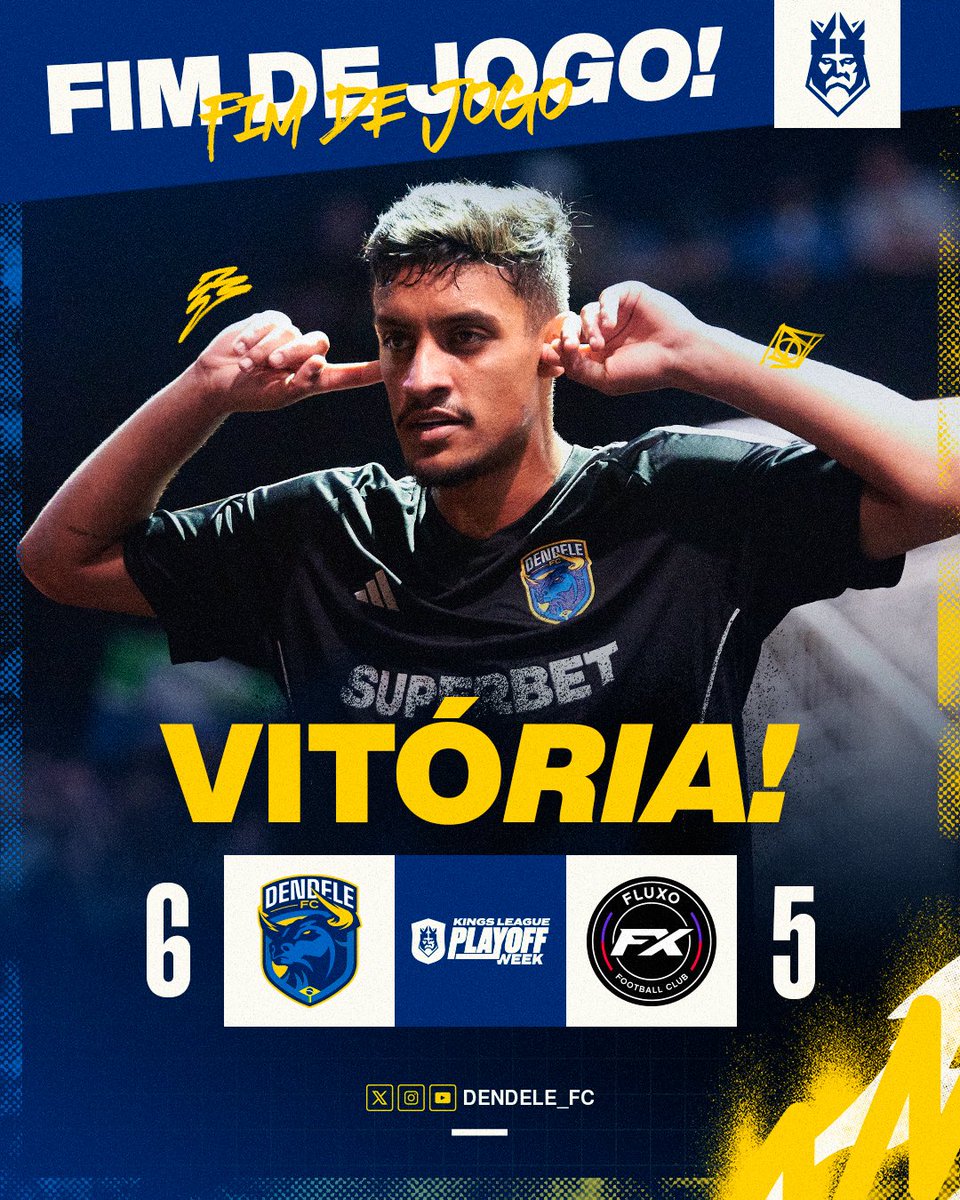 ESTAMOOOOS NA FINAAAAAAAAAAAAL!!! 

NUNCA, JAMAIS DUVIDE DO DENDELE!