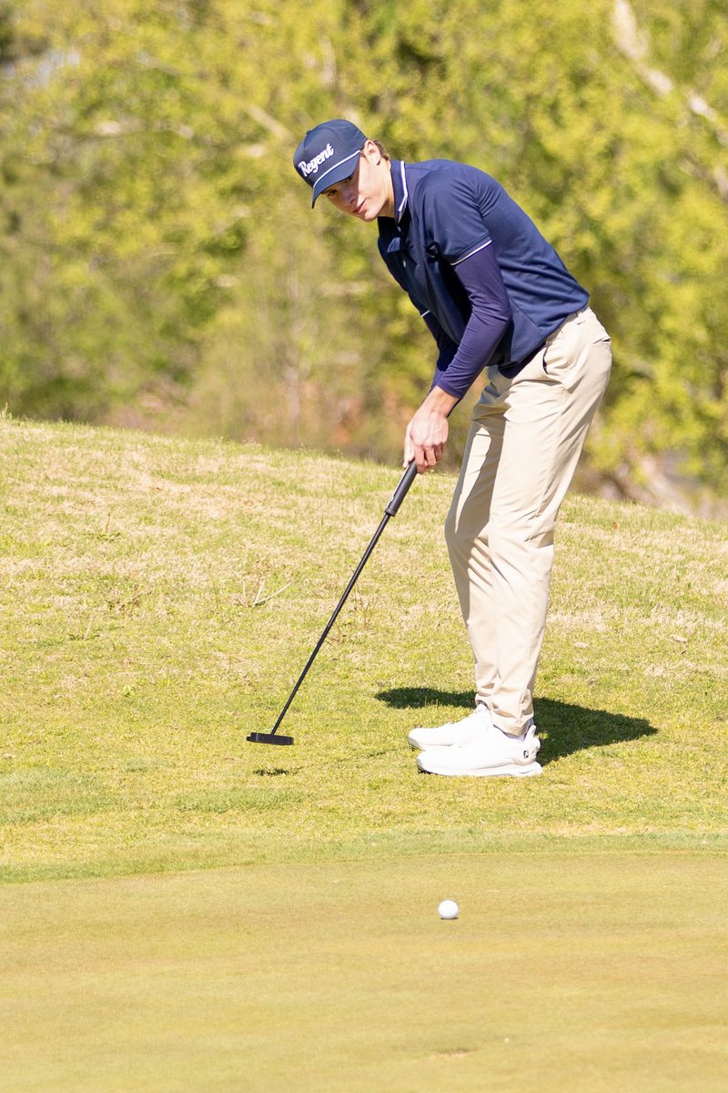 STATE GOLF DAY 1 UPDATE: After two rounds, Regent is in 2nd, only 6 strokes behind. Senior, Benton Manly is also in 2nd individually, also only 6 strokes from the leader. One day and one round to go on Tuesday. #gorams #regentgolf #ossaastategolf