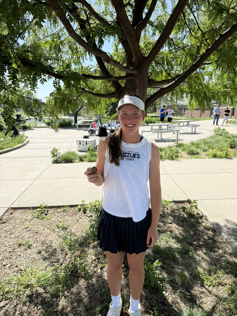 Congratulations to Jayda 4th place finish at 2 singles and EMC today