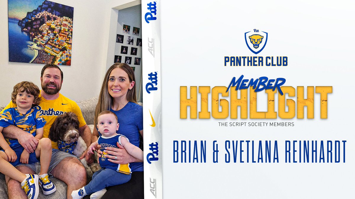 Panther Club (@pittpantherclub) on Twitter photo Donor Highlight → Brian & Svetlana Reinhardt💡
Lifelong Pitt fan Brian & Svetlana continue to step up for <a href="/Pitt_ATHLETICS/">Pitt Panthers</a>, growing their support through <a href="/Alliance_412/">Alliance 412</a> and the Athletic Director's Fund. Their commitment strengthens the future for all Pitt student-athletes!
#H2P Donor Highlight → Brian & Svetlana Reinhardt💡
Lifelong Pitt fan Brian & Svetlana continue to step up for <a href="/Pitt_ATHLETICS/">Pitt Panthers</a>, growing their support through <a href="/Alliance_412/">Alliance 412</a> and the Athletic Director's Fund. Their commitment strengthens the future for all Pitt student-athletes!
#H2P