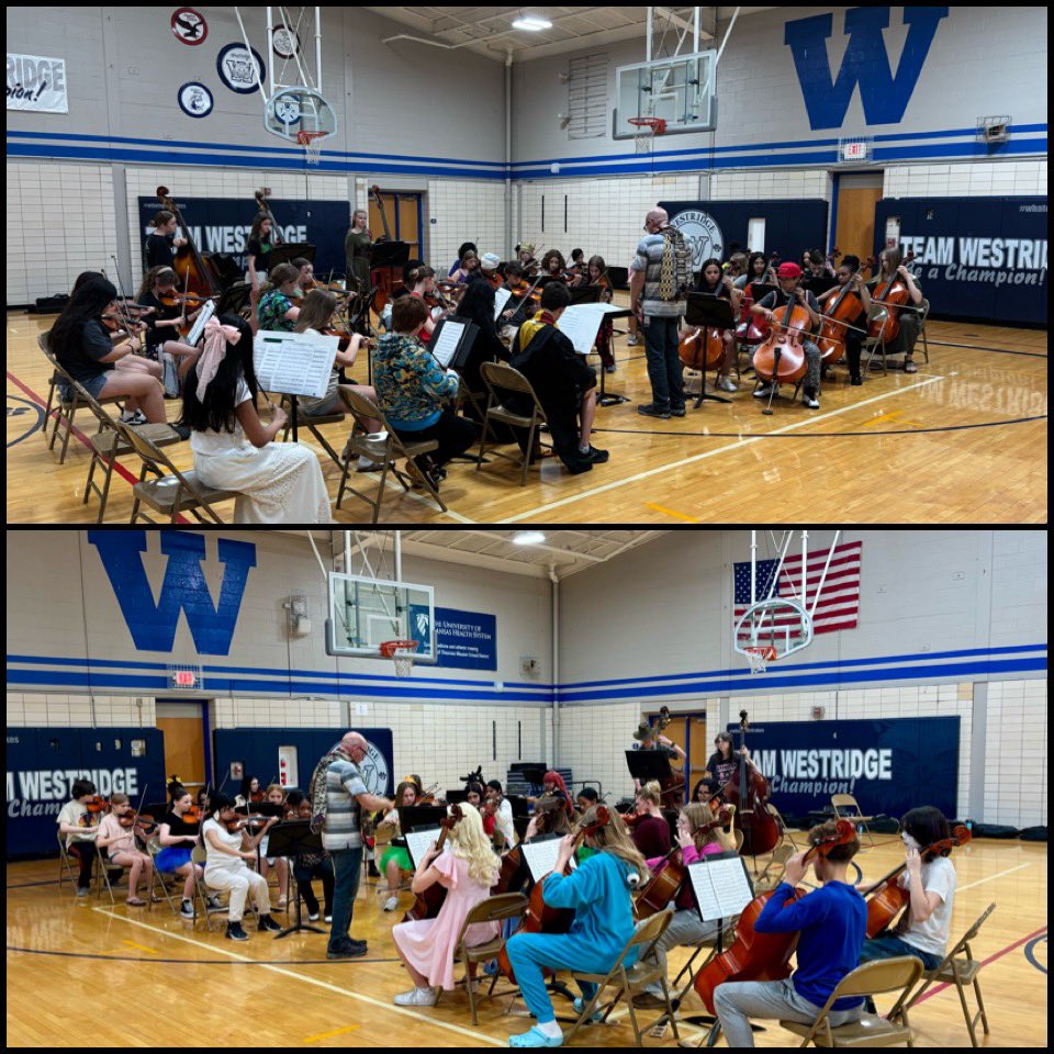 Great job by the 7th &amp; 8th Grade Orchestras at the Westridge Favorite Songs of the Year Concert!