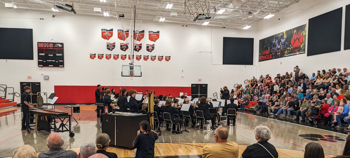 The MHS Concert Band was truly impressive tonight! Great job Mr. Oliver and all of the bands, grades 6 through 12, who performed!