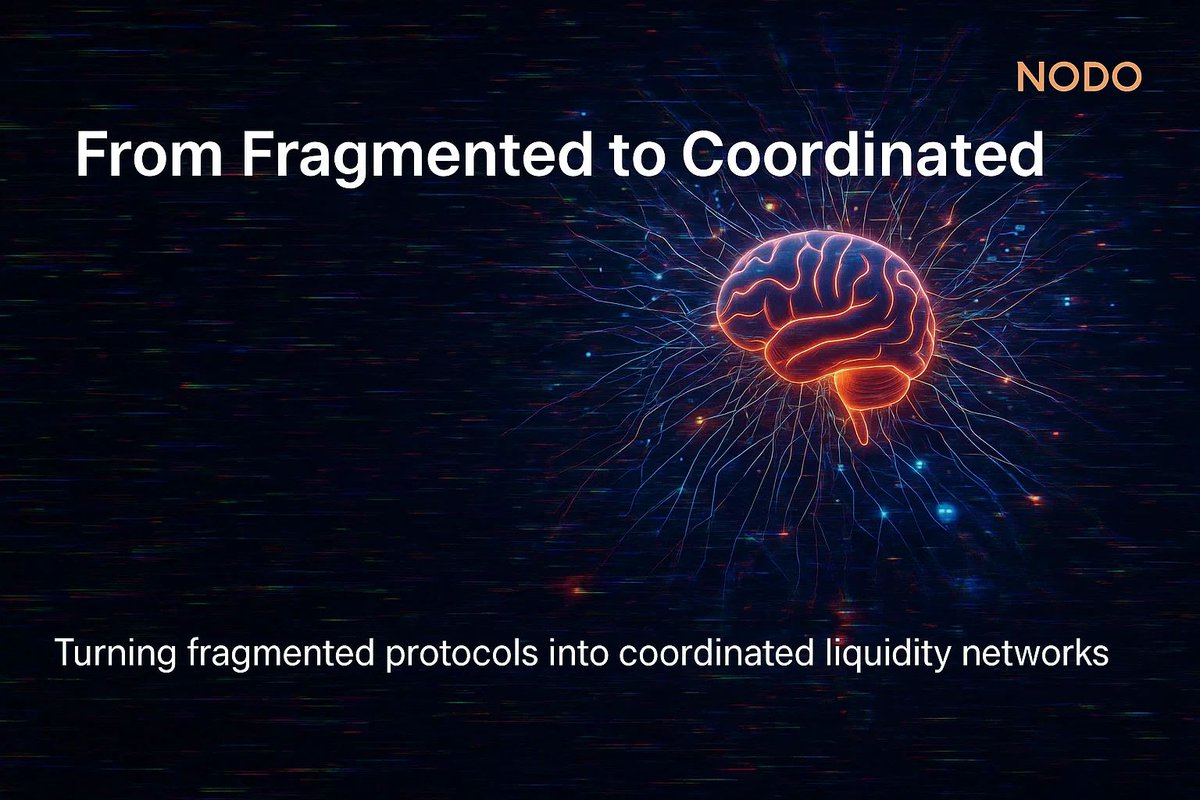 DeFi is evolving fast. But most of your capital is still sitting in passive vaults or chasing outdated yield strategies.

We believe the future is intelligent, not manual.

Here’s how our NODO Agentic AI Vaults fit into the <a href="/SuiNetwork/">Sui</a> ecosystem, and why this matters 🧵