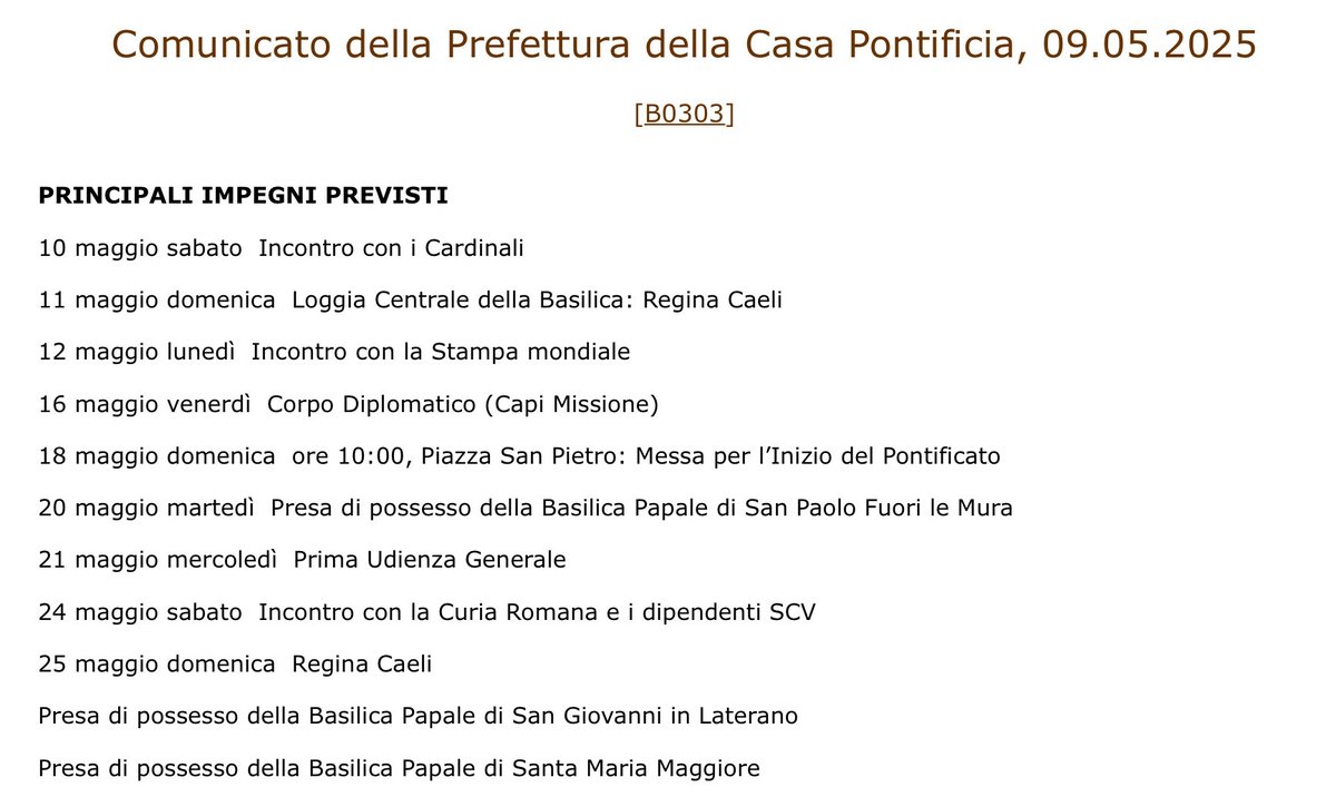 The announcement of the Prefecture of the Papal Household is remarkable: while there is a Mass to mark beginning of Petrine ministry of new pope and while he takes possession of St. John Lateran (his cathedral), a pope does not typically take possession of other papal basilicas