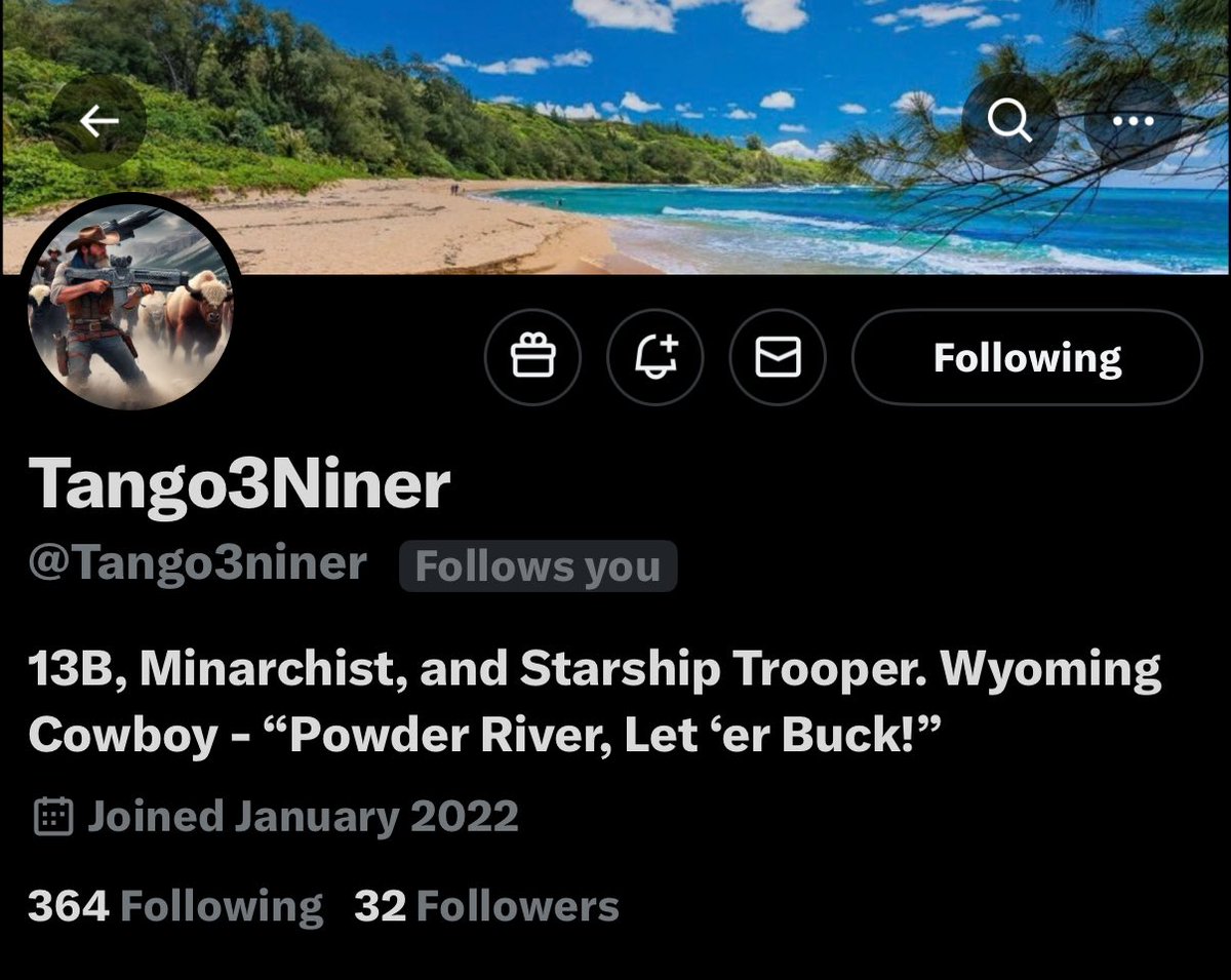 Vet Salutes ๐บ๐ธ ๐ซก (@vetsalutes) on Twitter photo Brothers and Sisters, I present to you a Veteran who needs more than just bots for friends so if Reposting is your thing, help him out.
Fun fact: He was an extra in Starship Troopers!
<a href="/Tango3niner/">Tango3Niner</a> Brothers and Sisters, I present to you a Veteran who needs more than just bots for friends so if Reposting is your thing, help him out.
Fun fact: He was an extra in Starship Troopers!
<a href="/Tango3niner/">Tango3Niner</a>