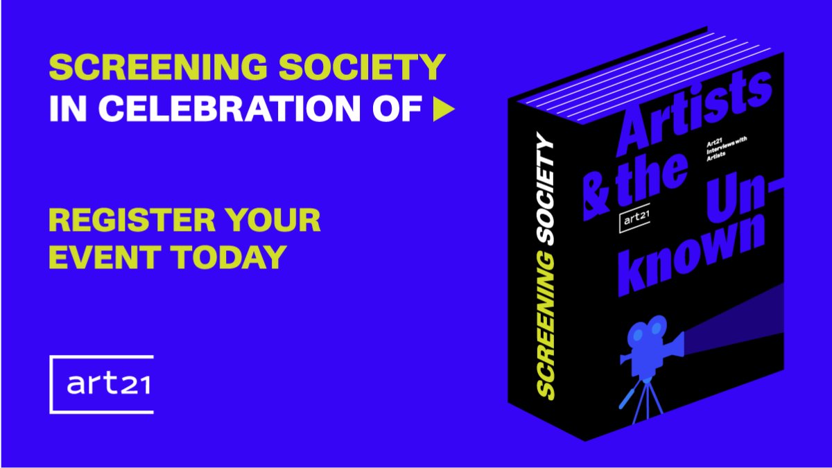 Just a reminder: Screening Society is still open 🌀

Free films. Contemporary artists. You choose the time + place.

art21.org/screeningsocie…

#ArtFilm #ArtistsAndTheUnknown #ArtInCommunity