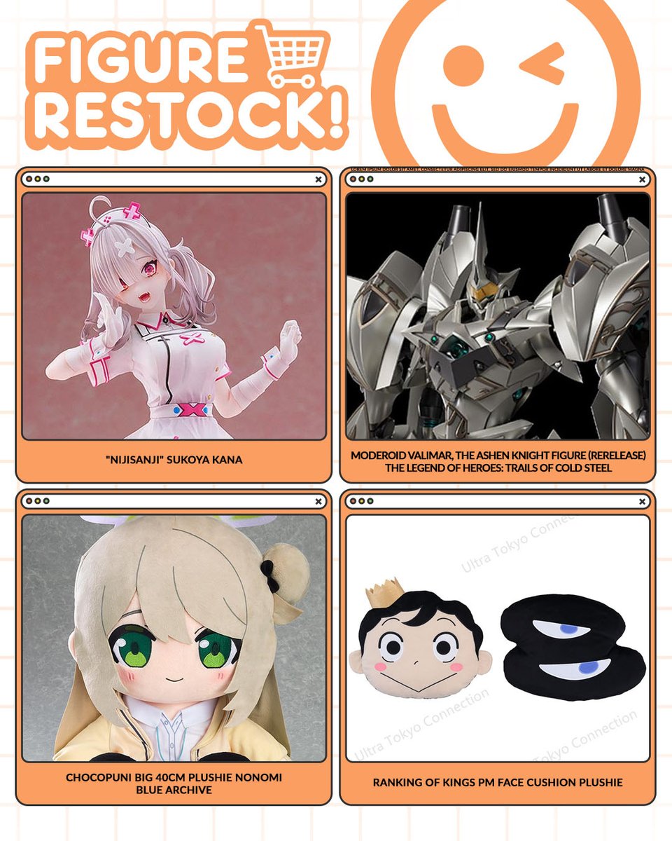 More of your favorites are back in stock! Browse our latest figure restock and shop popular characters from "Ranking of Kings" and more. Available now at GOODSMILE ONLINE SHOP US!

Shop: s.goodsmile.link/jYw 

#Goodsmile