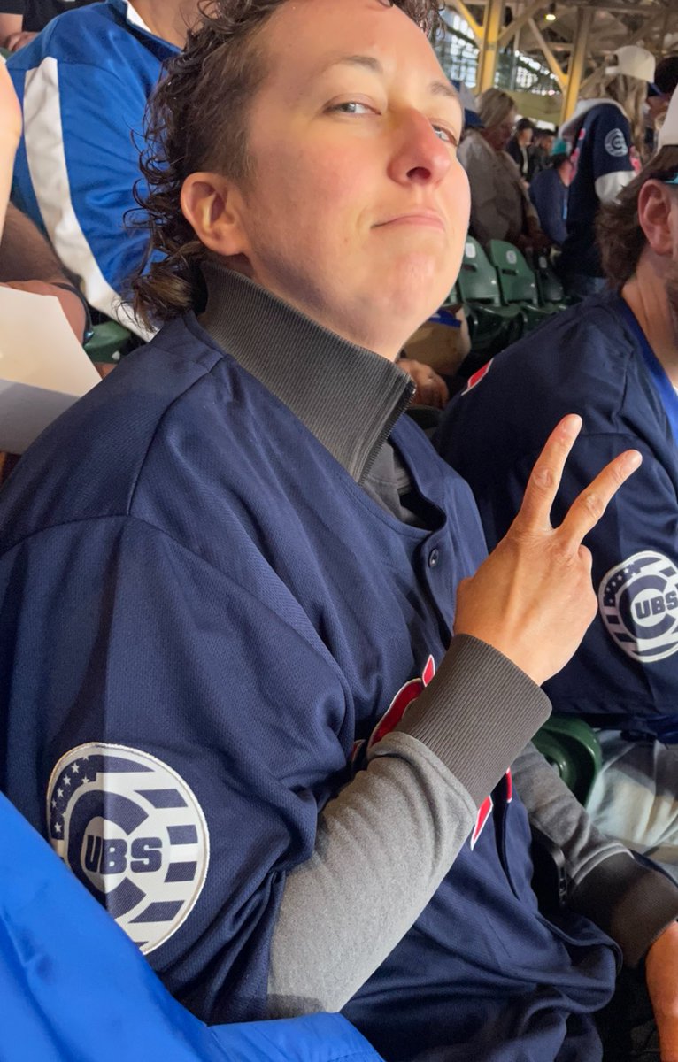 ampersandraa's tweet photo. @ChiSportsBums @PeterFonseca 
🆘 I make fun of her jersey collection but she’s taken this too far https://t.co/abS0YWHSNS