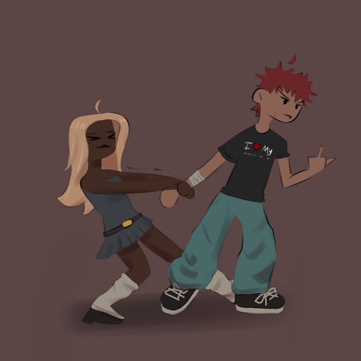 Red05Rtm's tweet photo. Jax really loves his GF
#originalart #ocart #moots #DigitalArtist https://t.co/D3krSeR22K