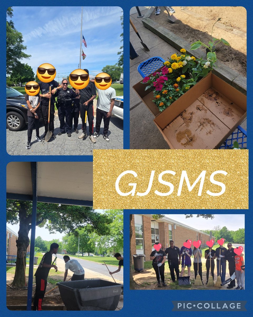 Melanie Kearns (@vkearns_m) on Twitter photo Officer D continues the GJSMS Beautification Project <a href="/strickerpride/">Gen John Stricker MS</a> 🏵 Today's crew included 7th & 8th grade Generals. Looking good! Officer D continues the GJSMS Beautification Project <a href="/strickerpride/">Gen John Stricker MS</a> 🏵 Today's crew included 7th & 8th grade Generals. Looking good!