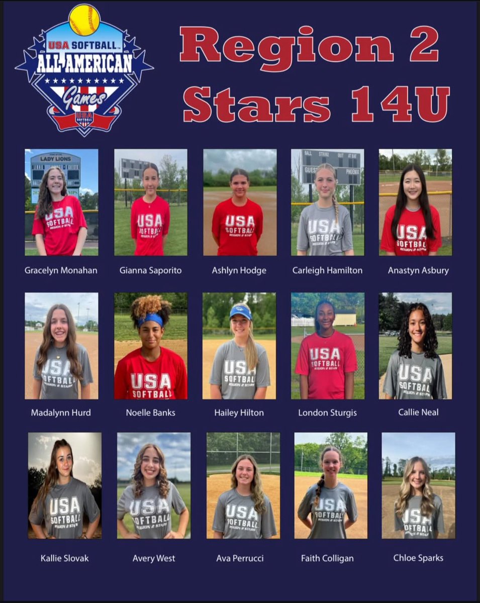 Madalynn Hurd (@madalynn_hurd) on Twitter photo So blessed to announce that I have made the <a href="/USASoftball/">USA Softball</a> Region 2 Stars 14u team! Thank you to my parents & coaches for giving me this opportunity & encouragement! I can’t wait for Oklahoma in August! <a href="/Org_LLG/">Lady Lightning Gold Org Account</a> <a href="/LLGDuVal14U/">LLG - DuVal</a> <a href="/PoquosonHS_AD/">Poquoson High School Athletics Dept.</a> So blessed to announce that I have made the <a href="/USASoftball/">USA Softball</a> Region 2 Stars 14u team! Thank you to my parents & coaches for giving me this opportunity & encouragement! I can’t wait for Oklahoma in August! <a href="/Org_LLG/">Lady Lightning Gold Org Account</a> <a href="/LLGDuVal14U/">LLG - DuVal</a> <a href="/PoquosonHS_AD/">Poquoson High School Athletics Dept.</a>