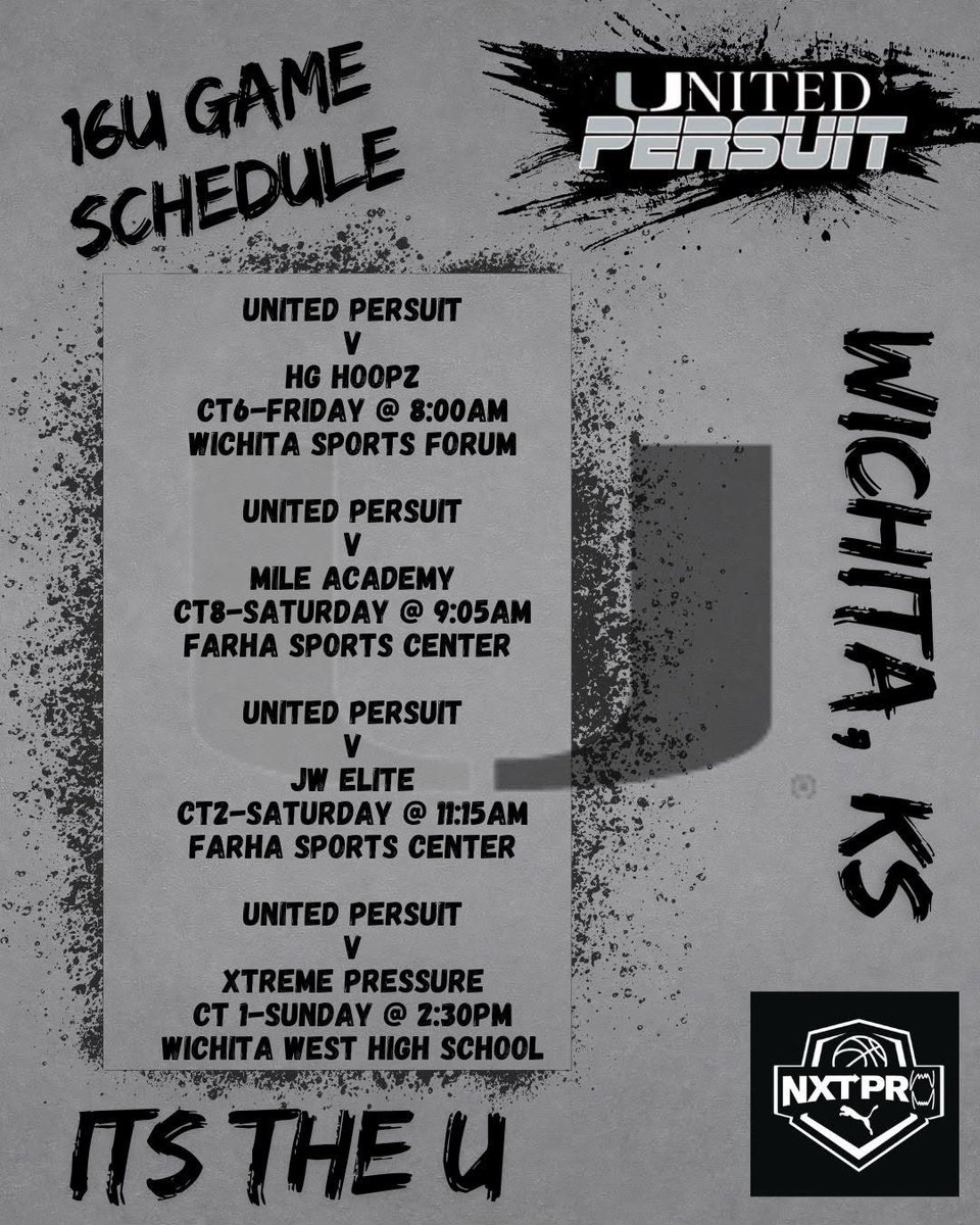 here is my schedule for the first live period of the season! check me out!