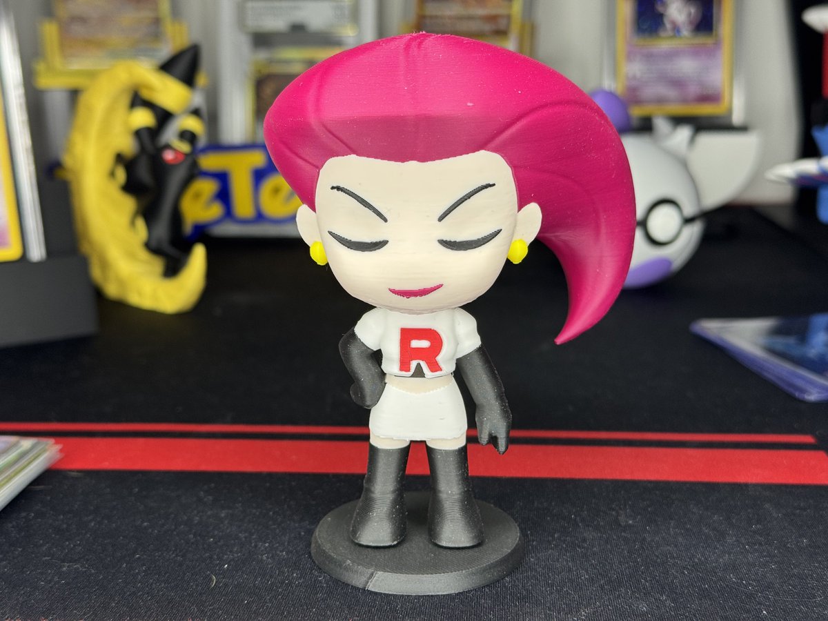 PokeTeeJay's tweet image. Giving away some Rocket cards + a 3D printed Jessie statue 🚀
To enter:
• Follow @PokeTeeJay
• Like & RT ♻️
• Tag a Poké homie 🤝🏻
Ends 5/19 🕰️
#Pokemon #3DPrinting