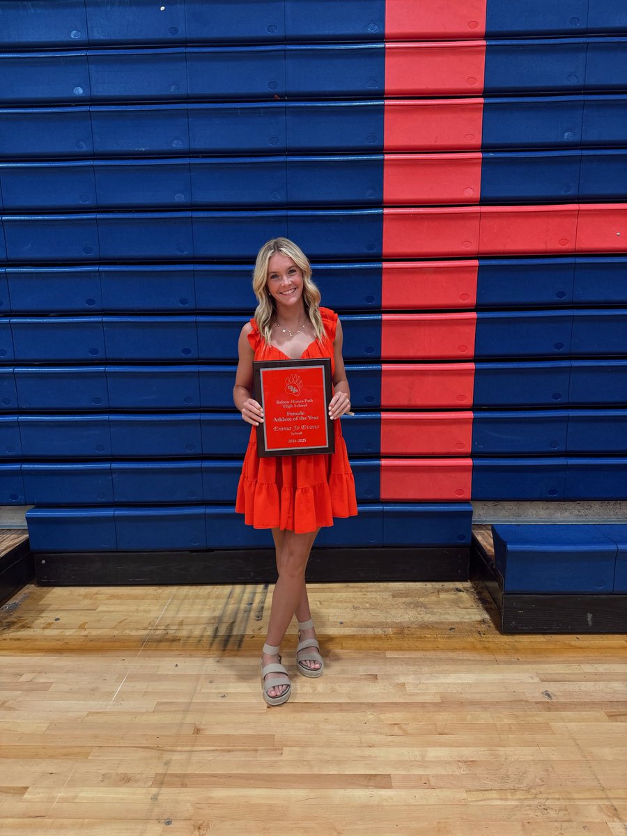 So blessed to be named Female Athlete of the year!!