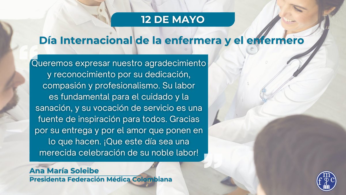 🩵Gracias por cuidar con el alma. Hoy celebramos su vocación, dedicación y amor por sanar. ¡Feliz día de la enfermera y el enfermero!

#DíaDeLaEnfermera #DíaDelEnfermero #CuidarEsUnActoDeAmor