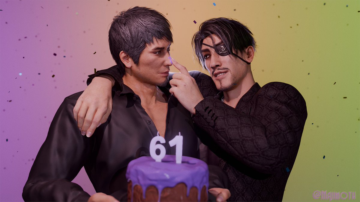 majimoth's tweet image. Happy Birthday, Goro Majima 🎂🎉
Stay wild, Mad Dog!
#桐生一马 #真島吾朗 #kazumakiryu #goromajima #ryugagotoku #龍が如く