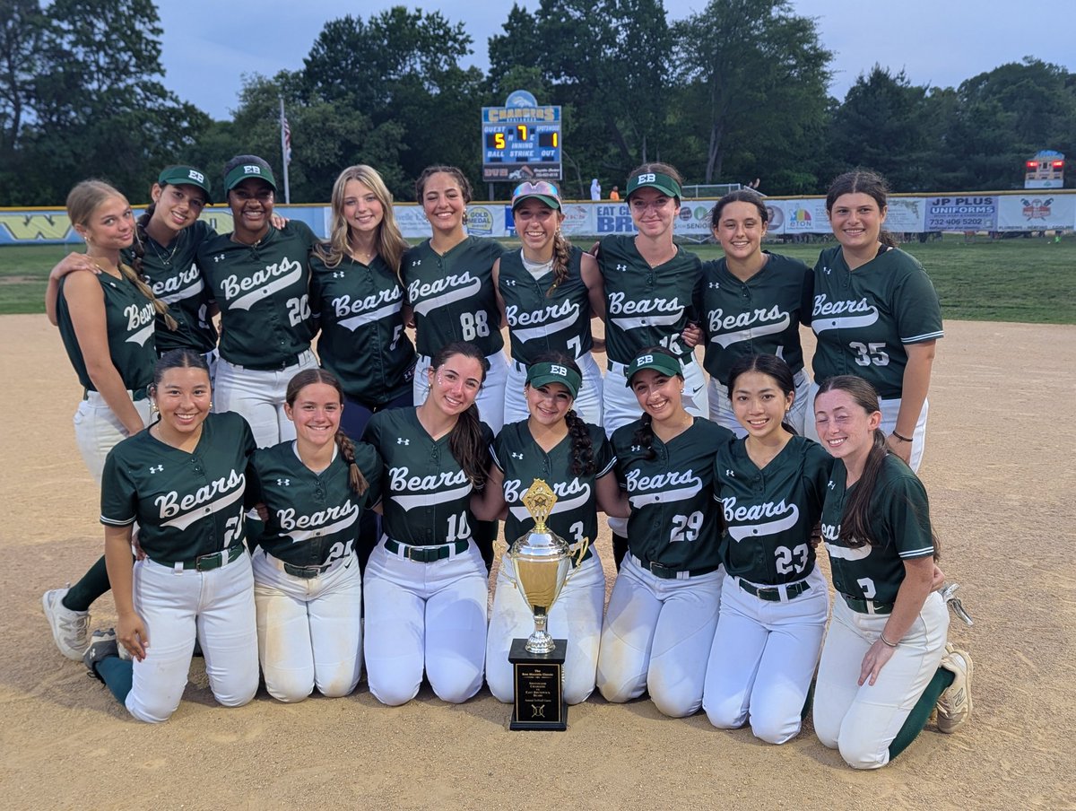 EB 5, Spotswood 1 #NJSoftball Bella Stagliano struck out 10, Makenna Gay singled &amp; drove in 2 runs and Eva Munoz &amp; Maria Rampolla excelled defensively to lead the Bears. The victory is EB's first in the four year history of the Ron Mazzola classic, played in honor of a GMC legend