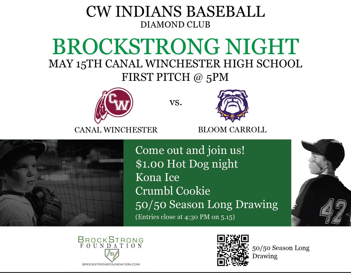 You dont want to miss this one! Come out &amp; support our boys and the BrockStrong Foundation!