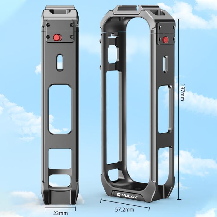 SunskyOnline's tweet image. PULUZ Aluminum Alloy Cage for Insta360 X5
✔ Magnetic Base
✔ Anodized Aluminum
✔ Dual Cold Shoes
✔ Shockproof design
📸 Pro Features:
• Ultra-slim profile
• Precise button access
🛒 bit.ly/3Fc581x
#Insta360X5 #CameraCage #VloggingGear #PULUZ