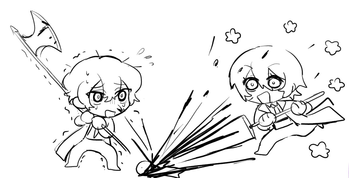 _Zakoe's tweet image. And some other doodles there, i ve done recently.
Don't ask me for the dialogue lmao... english not my first language.
#LimbusCompany #Limbus_Company #LCB #リンバス #림버스