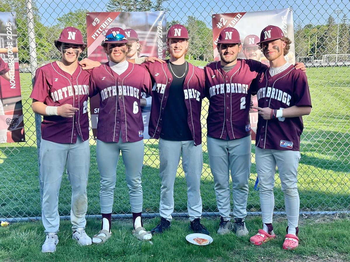 Northbridge Rams Baseball (@nbramsbsbl) on Twitter photo Boys win 12-2 on senior day.
<a href="/s3anR0ch97/">Sean Rochette II</a> 6 inns, 1ER, 7K’s, W
<a href="/Jakecost19/">Jacob Costello</a> 3-4, 2B, 3 RBI’s
<a href="/AverySabs35/">Avery Sabourin</a> (2B) and <a href="/ryanmiley33/">ryan miley</a> with an RBI each
<a href="/DavidScichilone/">David Scichilone</a> scored twice
Keondre Gaines 2-3, 3 RBI’s, 2B
<a href="/JakeRogers17_/">Jake Rogers</a> with a hit and RBI to end it. At Oakmont tomorrow 🐏⚾️ Boys win 12-2 on senior day.
<a href="/s3anR0ch97/">Sean Rochette II</a> 6 inns, 1ER, 7K’s, W
<a href="/Jakecost19/">Jacob Costello</a> 3-4, 2B, 3 RBI’s
<a href="/AverySabs35/">Avery Sabourin</a> (2B) and <a href="/ryanmiley33/">ryan miley</a> with an RBI each
<a href="/DavidScichilone/">David Scichilone</a> scored twice
Keondre Gaines 2-3, 3 RBI’s, 2B
<a href="/JakeRogers17_/">Jake Rogers</a> with a hit and RBI to end it. At Oakmont tomorrow 🐏⚾️