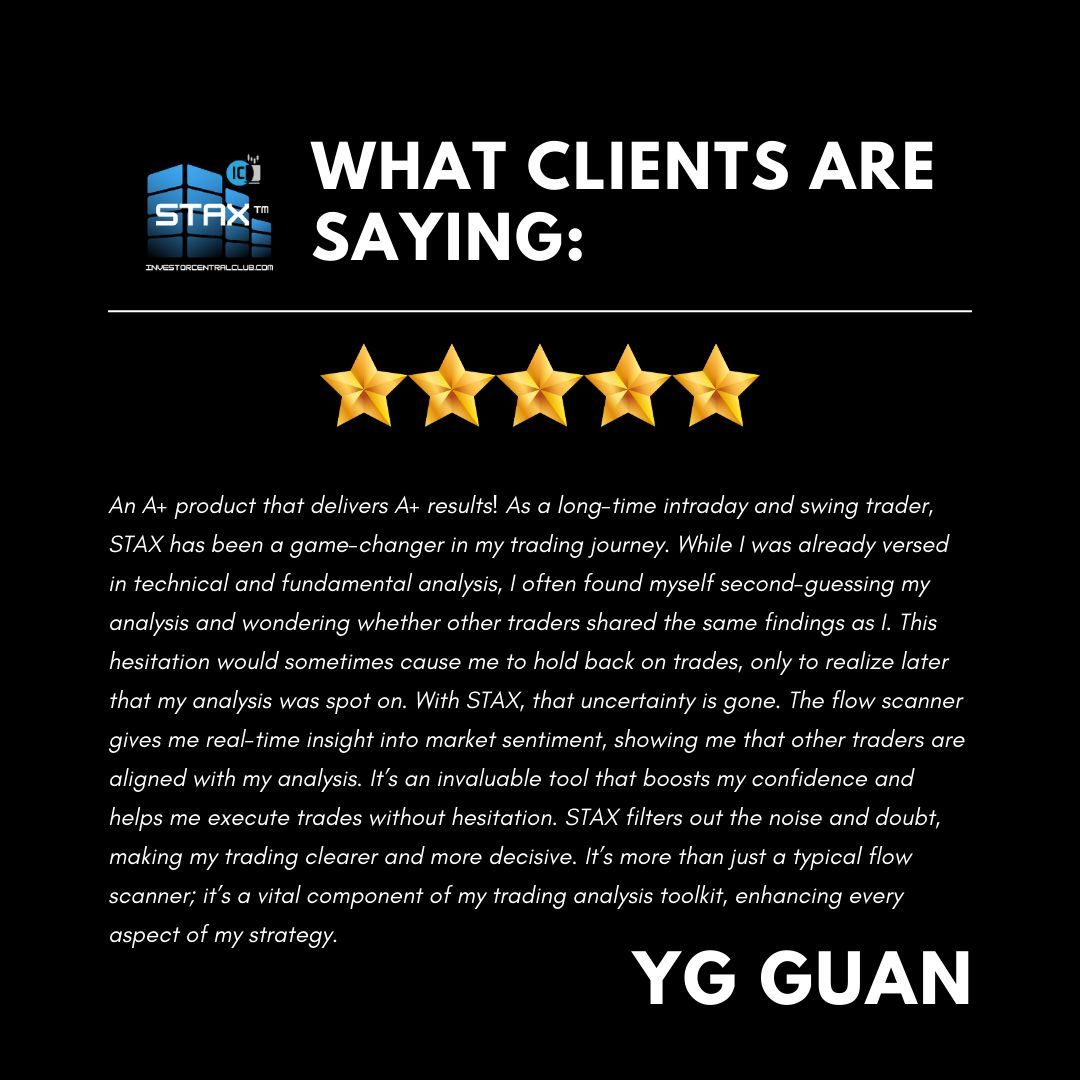 ICtradeideas's tweet image. 🤖 “STAX filters out the noise and doubt.”
Want in?
Use code ONE25 → $25 for your first month.
Only 2 spots remain.
#OptionsFlow #AITradingTools