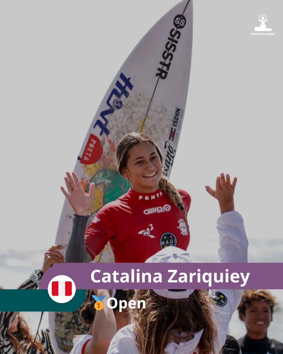 PuntoEnJuego's tweet image. Terminó el Campeonato Sudamericano de Surf Chicama 2025 🇵🇪 y el #TeamPerú se quedó con el título por equipos gracias a la gran actuación no toda nuestra selección. Perú sumó 10🥇6🥈4🥉 y 4 finalistas más 👏👏👏 

Abrimos 🧵 con los medallistas 👇
#ArribaPeru #Surf #Surfing #Peru