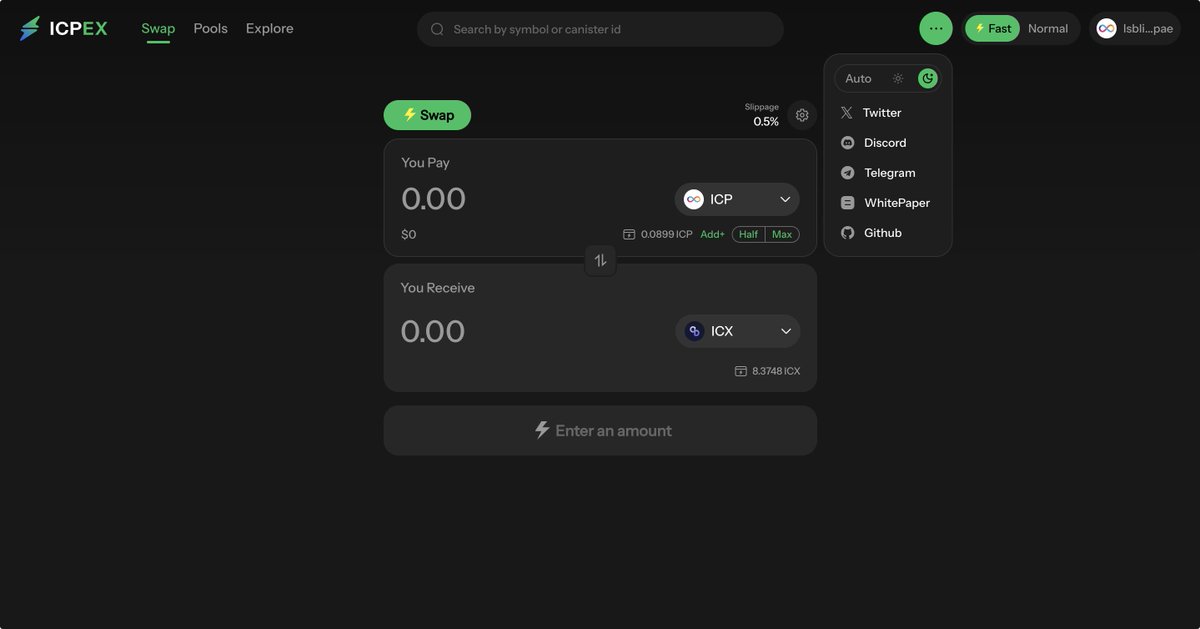 ICPExchange's tweet photo. 🚨Hey #ICP,
We’ve been heads down building—and we’re finally here. 🙌
The #ICPEx Alpha version is ready, and yes…
You’ll get to try it out very soon. 👀
Smooth, clean, and fast—just how #DeFi should feel.
Stay close — it’s coming any moment now. 🔔 https://t.co/SRGC8pRidc