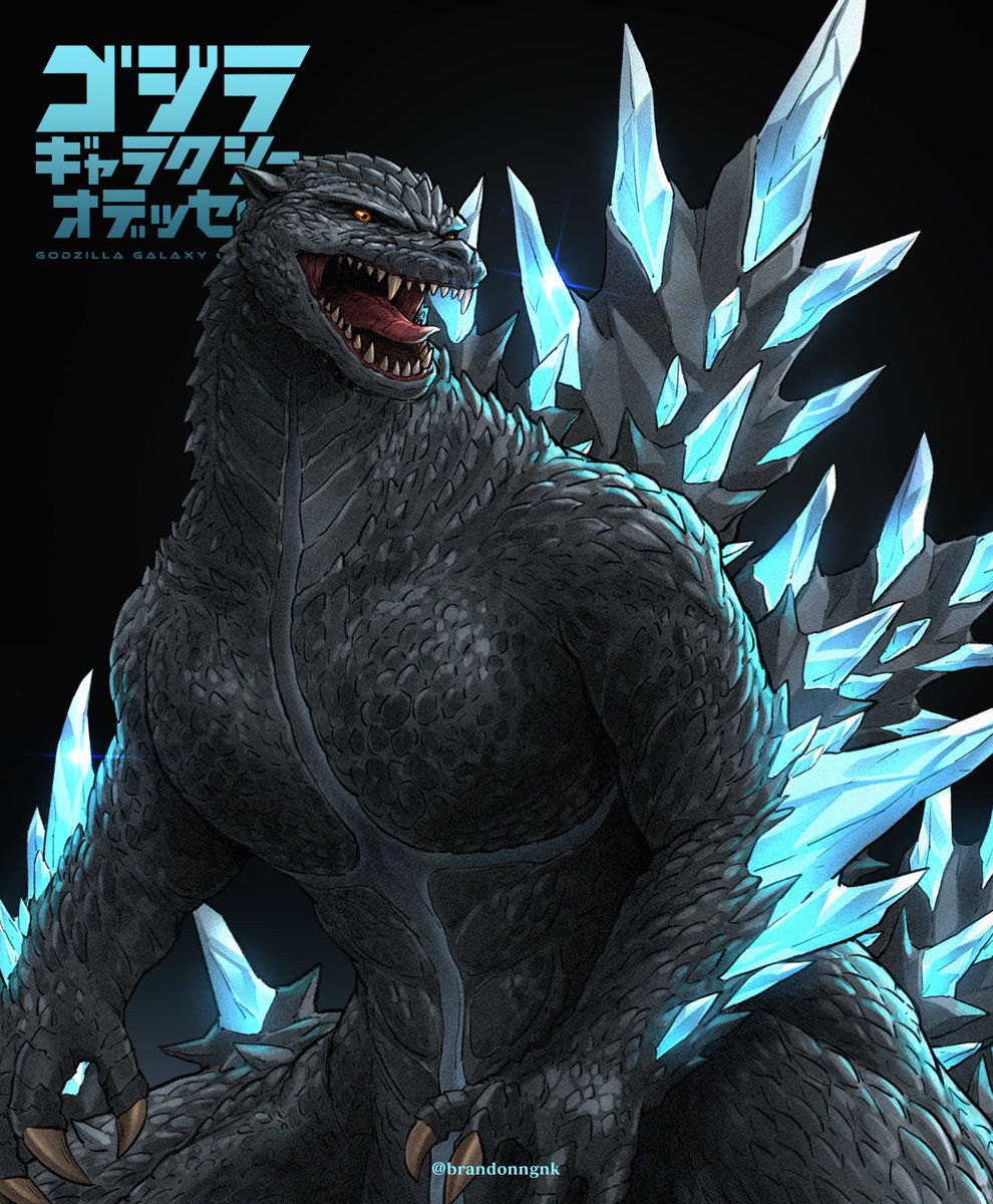 NekoKang1's tweet image. My fanart forGodzilla Galaxy Odyssey 💯
Also added some Final wars feature into it, since the officially design is giving me the vibe✨
#godzilla #kaiju #kingofmonsters #monster #fanart #kaijufanart #ゴジラ #godzillafanart #哥斯拉 #digitalart #toho #godzillagalaxyodyssey