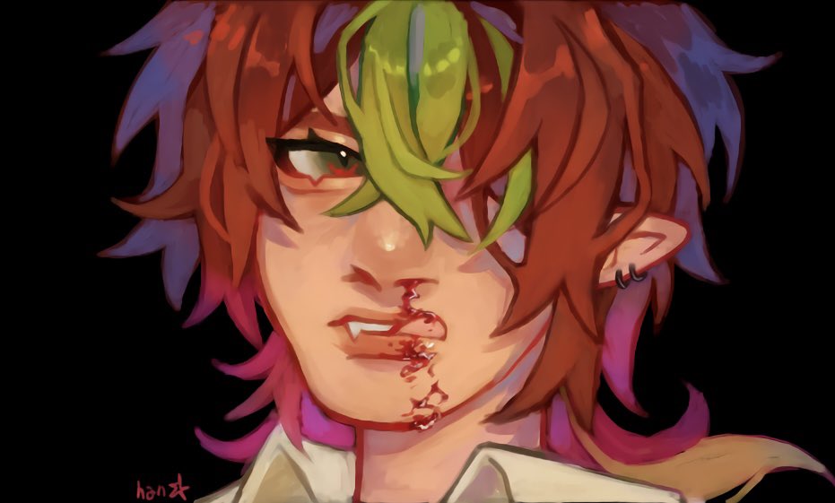 rendering + lighting kinda practice from last night.. do not look at the hair i butchered that part

#smallishbeansfanart #traffictwt