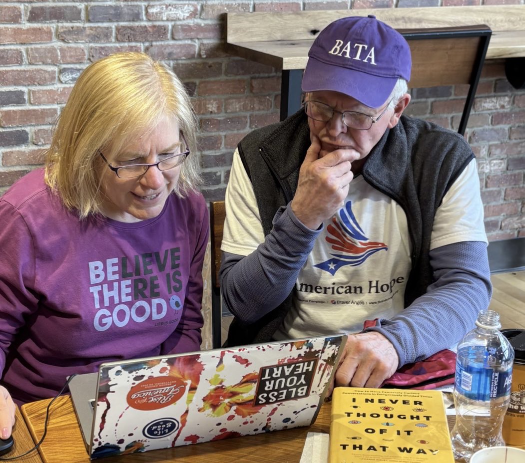 daviesnow (@daviesnow) on Twitter photo Delighted to speak with <a href="/braverangels/">Braver Angels</a> activists Doug Teschner and <a href="/BethAnnMalow/">Beth Malow</a> today for our next <a href="/fixitshow/">How Do We Fix It?</a> podcast. They make the urgent case for why in this time of political chaos and polarization we need to listen to one another, especially those on the other side. Delighted to speak with <a href="/braverangels/">Braver Angels</a> activists Doug Teschner and <a href="/BethAnnMalow/">Beth Malow</a> today for our next <a href="/fixitshow/">How Do We Fix It?</a> podcast. They make the urgent case for why in this time of political chaos and polarization we need to listen to one another, especially those on the other side.