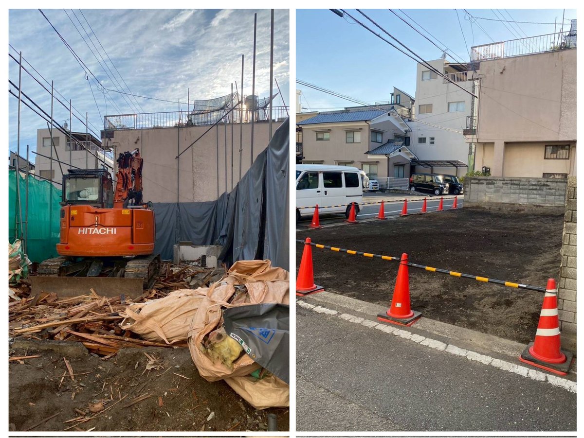 愛媛県内木造建物解体工事の受注を頂きました。

お問合わせ、お見積りのみでもお気軽にご連絡お待ちしております😊

#養生
#店舗
#内装解体
#床剥ぎ
#正確な見積もり
#低コスト