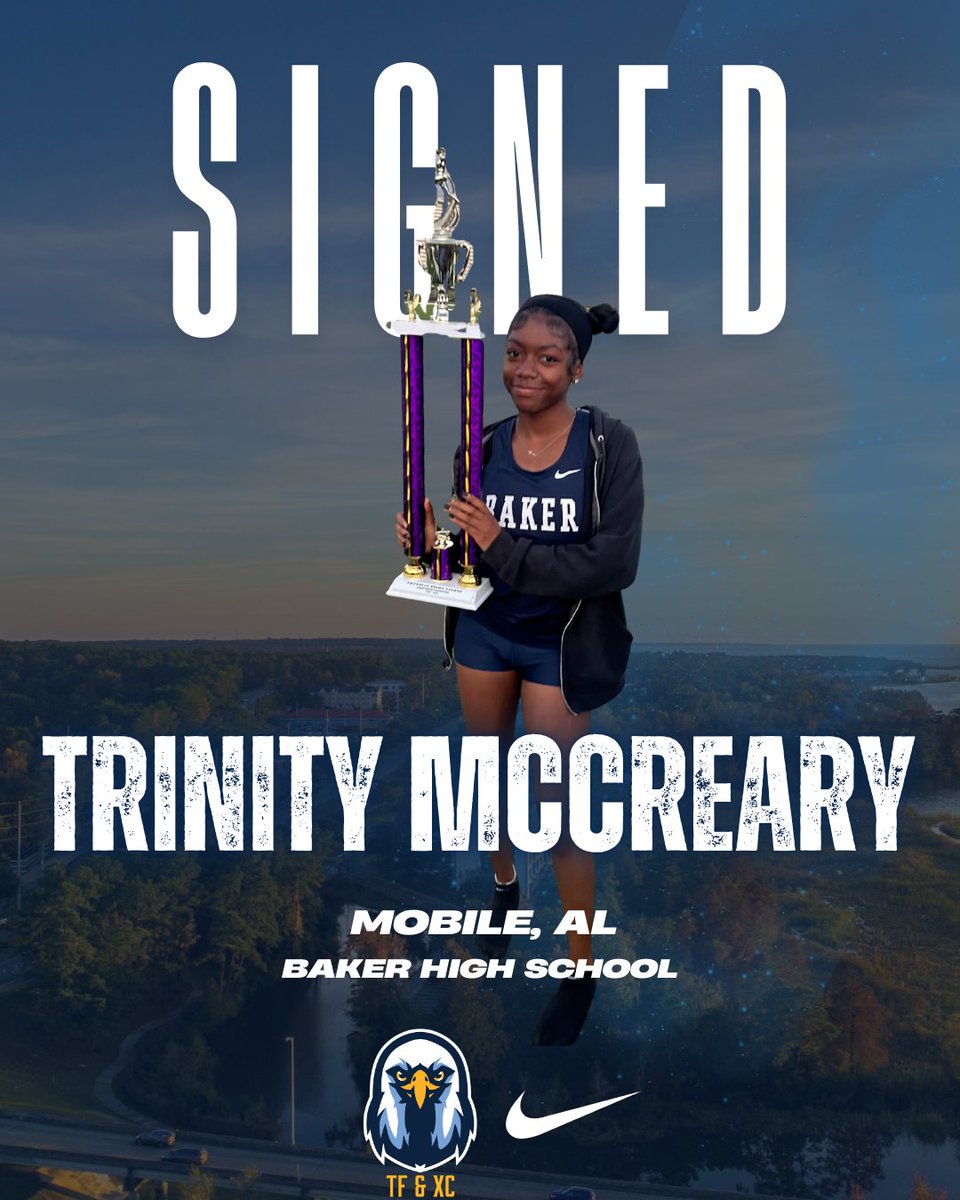 🚨SIGNED!

Everyone welcome Trinity McCreary to the EAGLE family!

Let's GO EAGLES!!! 

#USSUtrack #GoEagles