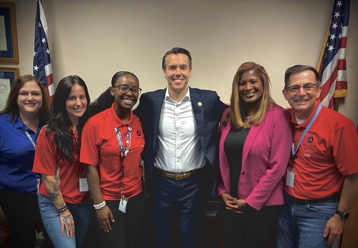 Ben Langley (@benjcpscss) on Twitter photo JCPS REACH Corps had a great meeting w/Congressman <a href="/RepMcGarvey/">Rep. Morgan McGarvey</a> to discuss the vital impact of <a href="/AmeriCorps/">AmeriCorps</a> in our schools and communities. We appreciate his amazing support & advocacy for national service! #AmeriCorpsWorks #REACHCorps #ServiceWorks <a href="/JCPSAsstSuptASP/">Dr. Alicia Averette</a> JCPS REACH Corps had a great meeting w/Congressman <a href="/RepMcGarvey/">Rep. Morgan McGarvey</a> to discuss the vital impact of <a href="/AmeriCorps/">AmeriCorps</a> in our schools and communities. We appreciate his amazing support & advocacy for national service! #AmeriCorpsWorks #REACHCorps #ServiceWorks <a href="/JCPSAsstSuptASP/">Dr. Alicia Averette</a>