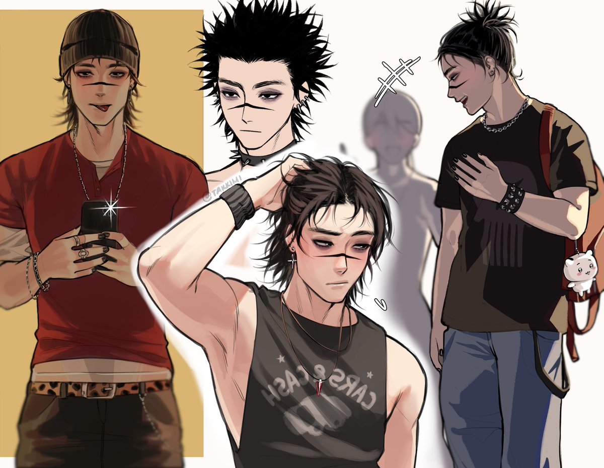 #Choso  I think I need more spiky black hair choso