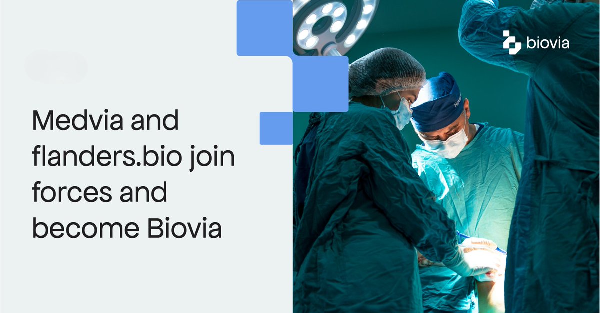 flandersbio's tweet image. flanders.bio has merged with @MEDVIA_be
to become Biovia. This account will no longer be updated. Please follow us on LinkedIn. ➡️linkedin.com/company/biovia…