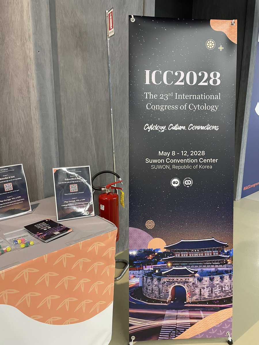 Haeryoung Kim (@medannabel) on Twitter photo Please visit the ICC2028 table outside Spadolini Room 3 and pick up these gifts from Korea! 🙂
#IACcongress <a href="/CytopatholKorea/">Korean Society for Cytopathology</a> <a href="/IACytology/">International Academy Cytology</a> Please visit the ICC2028 table outside Spadolini Room 3 and pick up these gifts from Korea! 🙂
#IACcongress <a href="/CytopatholKorea/">Korean Society for Cytopathology</a> <a href="/IACytology/">International Academy Cytology</a>