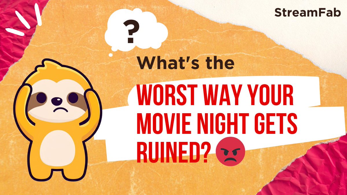 StreamFab_X's tweet image. What&apos;s the WORST way your movie night gets RUINED? 😡 A) Buffering 🐌 B) Annoying ads 📺 C) Data limits 📉 D) Finding it&apos;s GONE! 😱
StreamFab crushes A, B, C, &amp;amp; D for smooth, uninterrupted viewing anywhere! 😉  #streamfab #offlineviewing #nobuffering #movie #streaming