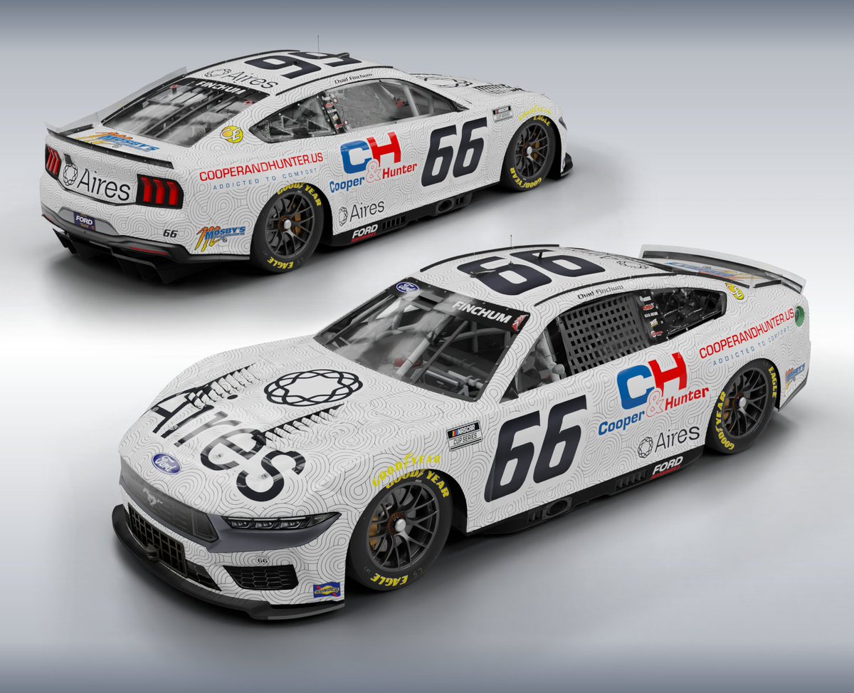 Garage 66 & MBM Motorsports (@mbmmotorsports) on Twitter photo NEWS: <a href="/AiresLifetune/">Aires Tech</a> agrees to a multi-race partnership with Garage 66 for <a href="/ChadFinchum/">Chad Finchum</a> to race his first #NASCAR #AllStar Open <a href="/NWBSpeedway/">North Wilkesboro Speedway</a> AND secure a return <a href="/NashvilleSuperS/">Nashville Superspeedway</a> for the #CrackerBarrel400.
Additional All-Star partners: <a href="/TruanEquipment/">Truan Equipment Company</a>, 66Trailers.com NEWS: <a href="/AiresLifetune/">Aires Tech</a> agrees to a multi-race partnership with Garage 66 for <a href="/ChadFinchum/">Chad Finchum</a> to race his first #NASCAR #AllStar Open <a href="/NWBSpeedway/">North Wilkesboro Speedway</a> AND secure a return <a href="/NashvilleSuperS/">Nashville Superspeedway</a> for the #CrackerBarrel400.
Additional All-Star partners: <a href="/TruanEquipment/">Truan Equipment Company</a>, 66Trailers.com