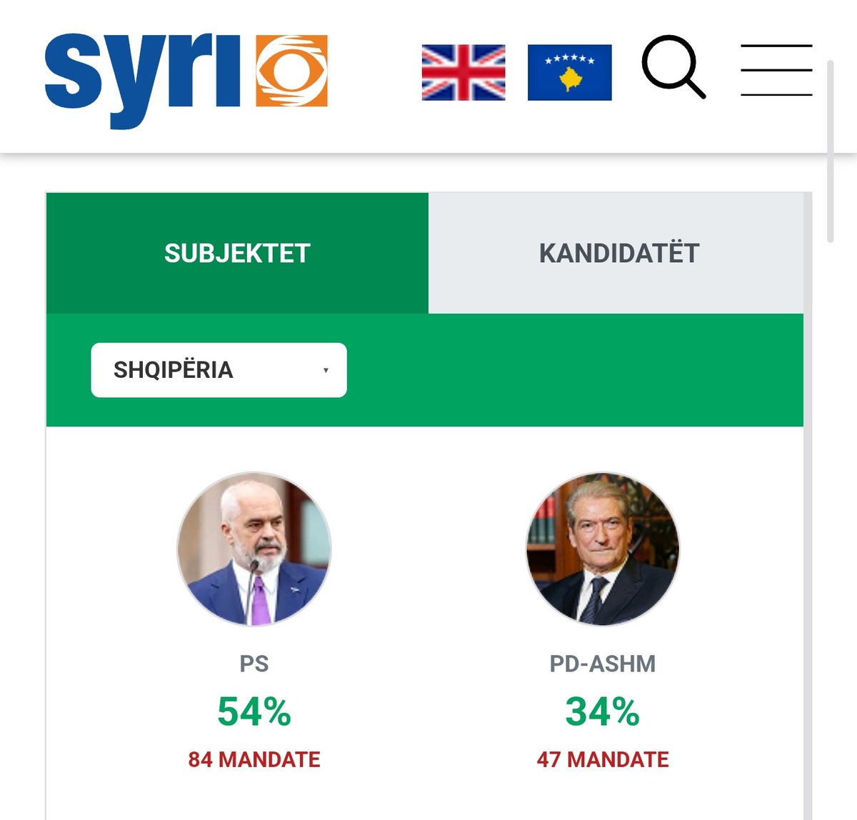 Sali Berisha tweet media