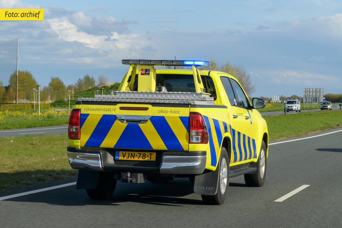 Ongeval op de A7 bij Leek