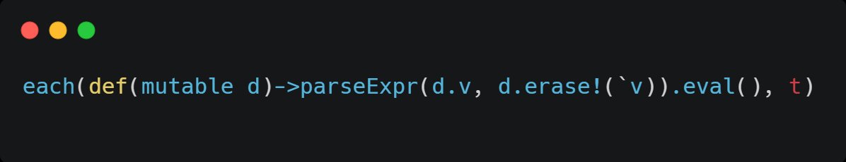 DolphinDB_Comm's tweet image. ⏲️How to Dynamically Evaluate Row-Specific Formulas Stored in a Column in #DolphinDB?
Use “parseExpr” ! Try the given code.
#metaprogramming #dynamic_sql #row_wise_operation #eval
